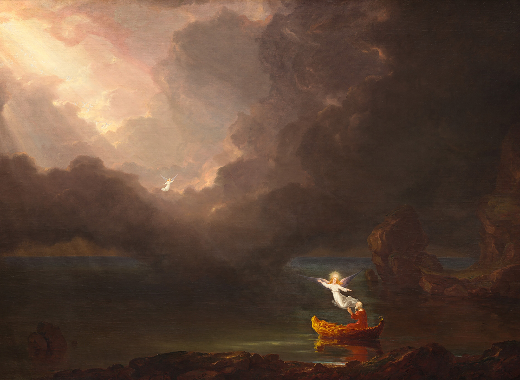 Thomas Cole's 'The Voyage of Life: Old Age', circa 1842. Oil on canvas. Image courtesy of the National Gallery of Art, Washington.